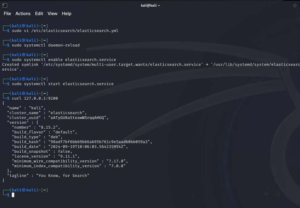How to Install Elasticsearch SIEM - elastic curl